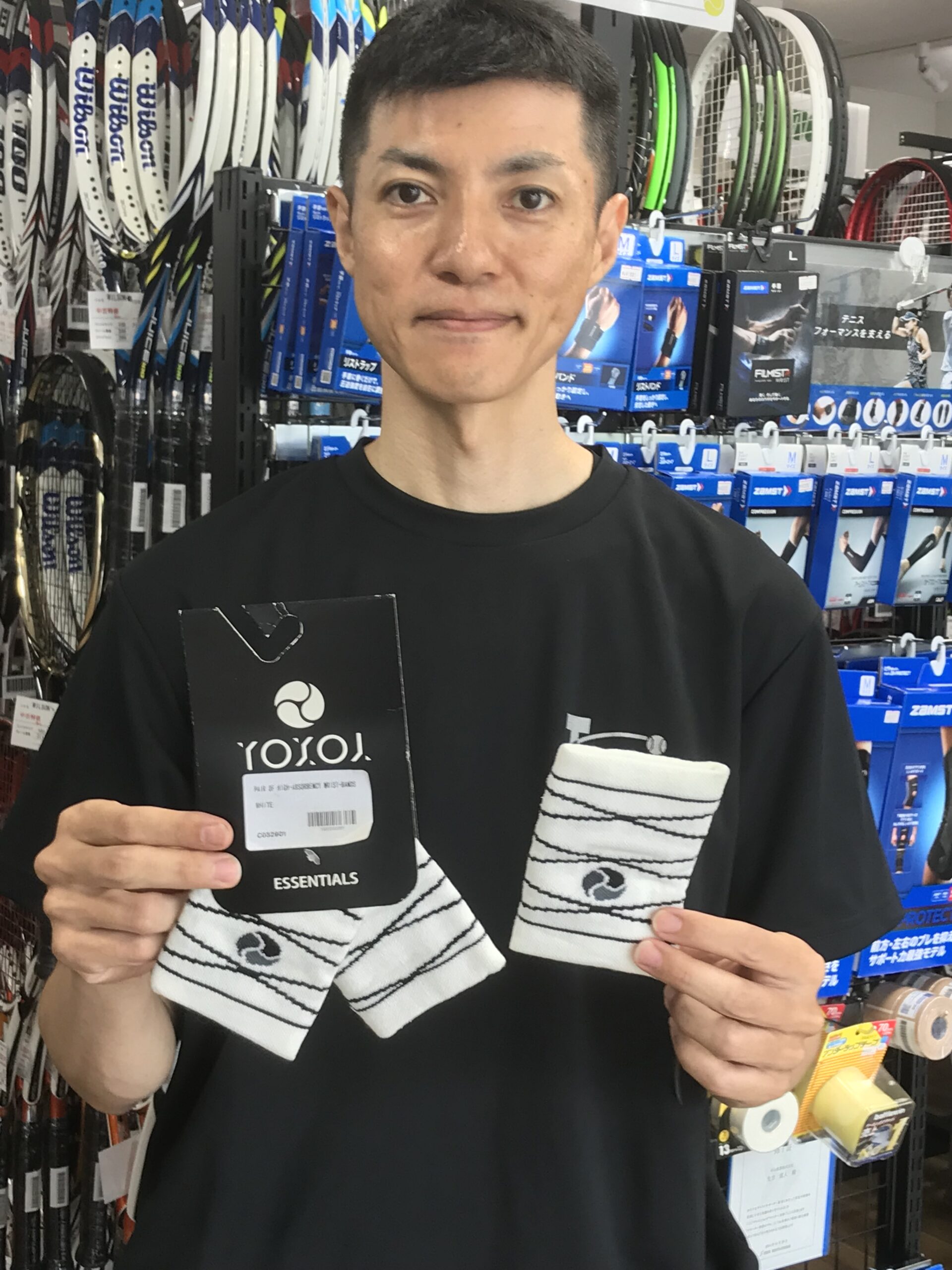 イタリア発YOXOI （ヨクソイ）から高吸汗性リストバンドが入荷！