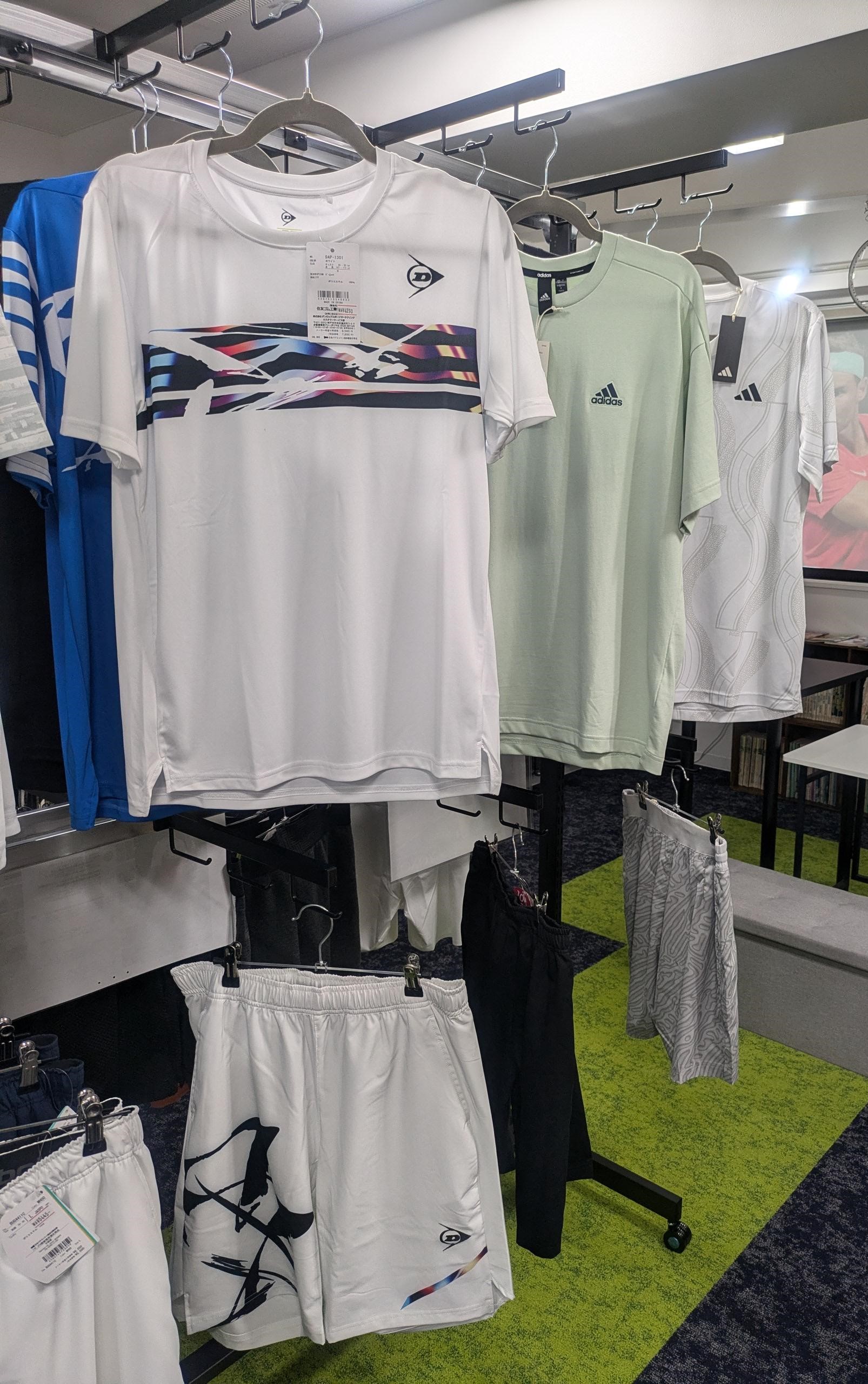 ADIDAS、DUNLOP ウェア展開中！